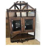 Victorian Style Corner Hanging Shelf