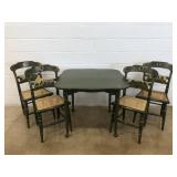 Rare 5pc. Table & Chair Set