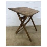 Vintage Wooden Folding Table