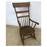 Half Spindle Back Rocking Chair