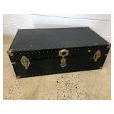 Small Flat Top Steamer Trunk