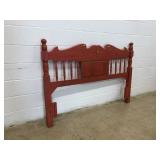 Paint Decorated Double Headboard