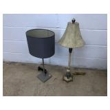 2 Various Decorator Table Lamps