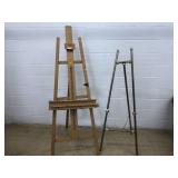 Wooden and Metal Easel