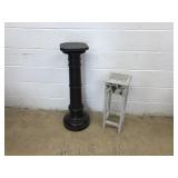 2 Various Wooden Plant Stands