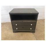 Wooden Gray Painted Cabinet