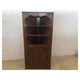 Pine 1 Pc. Open Corner Cupboard