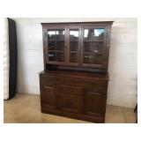 Cherry 2-Part Hutch