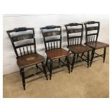 (4) Hitchcock Side Chairs