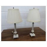 (2) Boudoir Bedroom Lamps