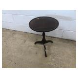 Mahogany Circular Stand