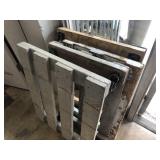 5 Various Wooden Dollies with Casters