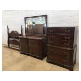 3 Pc. Mahogany Bedroom Suite