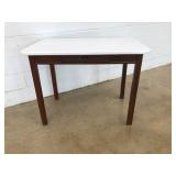 Vtg. Enamel Top Kitchen Table