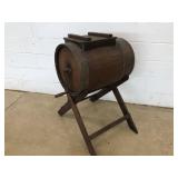Antique Barrel-form Butter Churn