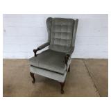 Queen Anne Style Upholstered Chair