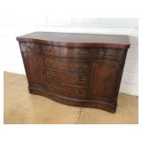 Mahogany Serpentine Sideboard