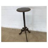 Tall Wooden Circular Plant Stand