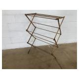 Vtg. Wooden Folding Drying Rack