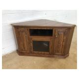 Oak Corner Entertainment Center