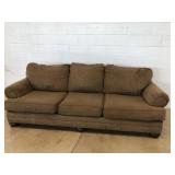 Brown Upholstered Sofa
