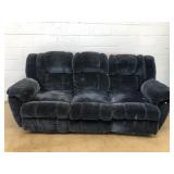 Blue Upholstered Sofa