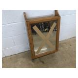 Modern Oak Mirrored Medicine Cabinet