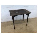 Folding Wooden Oak Vtg. Table