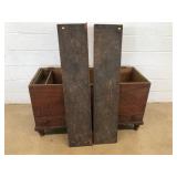 Antique Flame Painted Blanket Chest