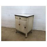 Enamel Top Kitchen Cabinet