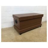 Wooden Vintage Painted Tool Box