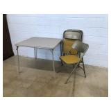 5 Pc. Card Table & Chair Set