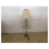 Brass Circular Floor Lamp