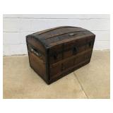 Vtg. Dome Top Trunk