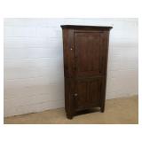 Early Two Part Corner Cupboard