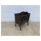 Mahogany Magazine Rack