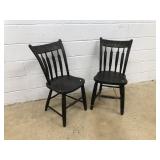(2) Decorated Side Chairs