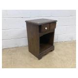 Pine One Drawer Night Stand