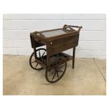 Walnut Tea Cart