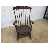 Painted Spindle Back Rocking Chair
