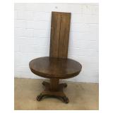 Circular Oak Extension Table