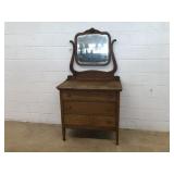 Oak 3-Drawer Dresser