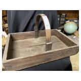 Primitive Wooden Berry Tote