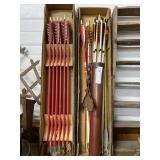 Approx. 24 Wooden Shaft Arrows