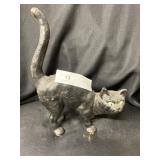 Cast Metal Cat