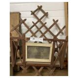 Wooden Criss Cross Wall Hanging