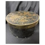 Paint Decorated Wooden Band Box