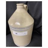 Blue Banded Storage Crock