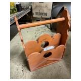 Wooden Magazine Rack