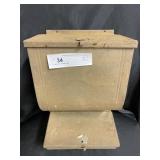 Early Tin Flower Bin